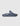 Navy blue slide sandal with textured upper, open heel, and HUK branding on the side.
