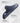 Navy blue slide sandal with perforated upper, flex-groove outsole, and textured tread pattern for wet surfaces.