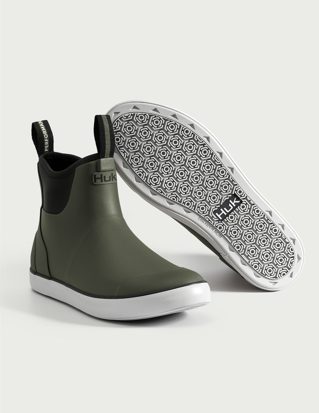 Rogue Wave Deck Boots in Moss | Huk Gear