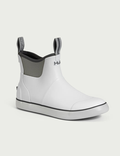 Rogue Wave White Deck Boots | White Rubber Fishing Boots